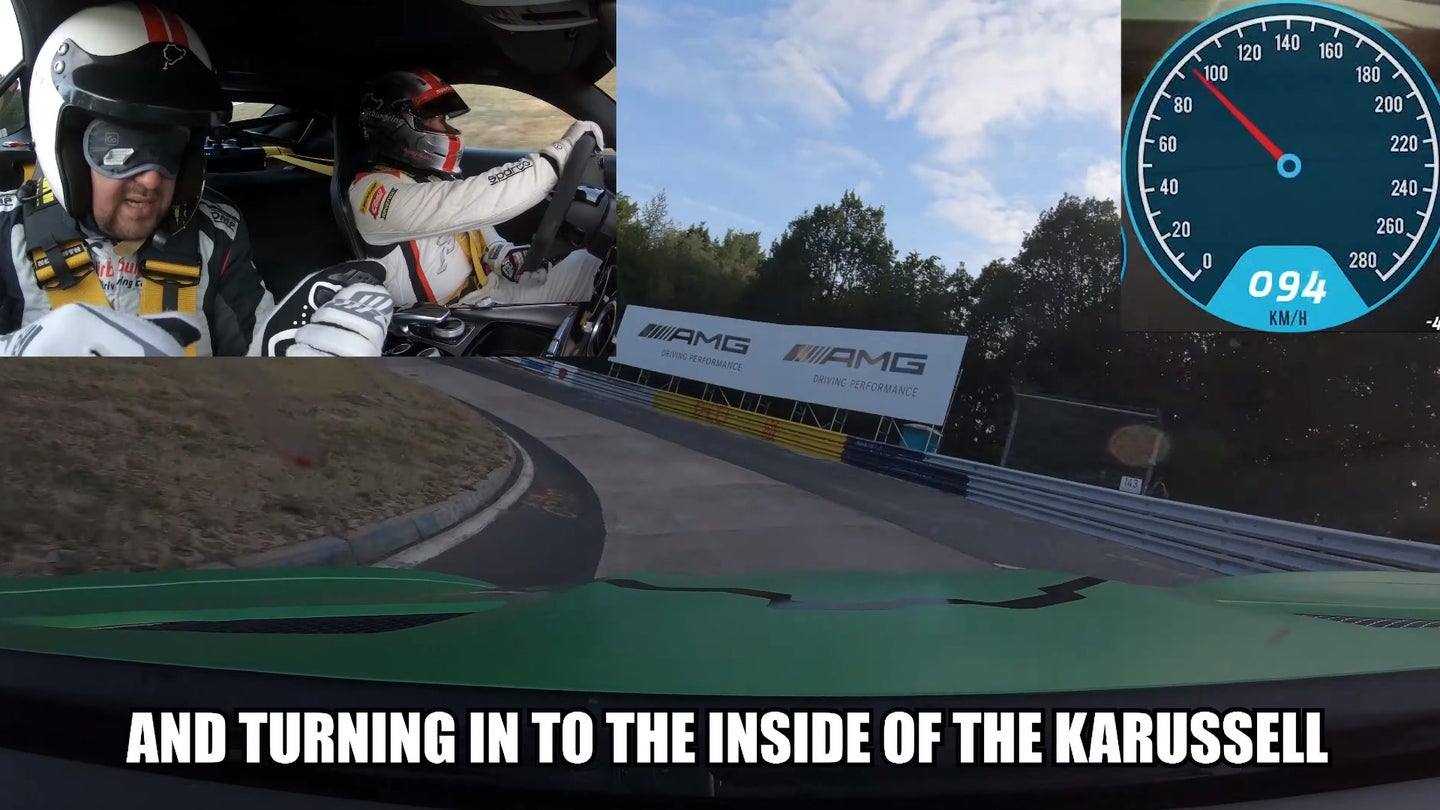 Watch a Blindfolded Man Direct a Driver Around the 154-Turn Nürburgring From Memory