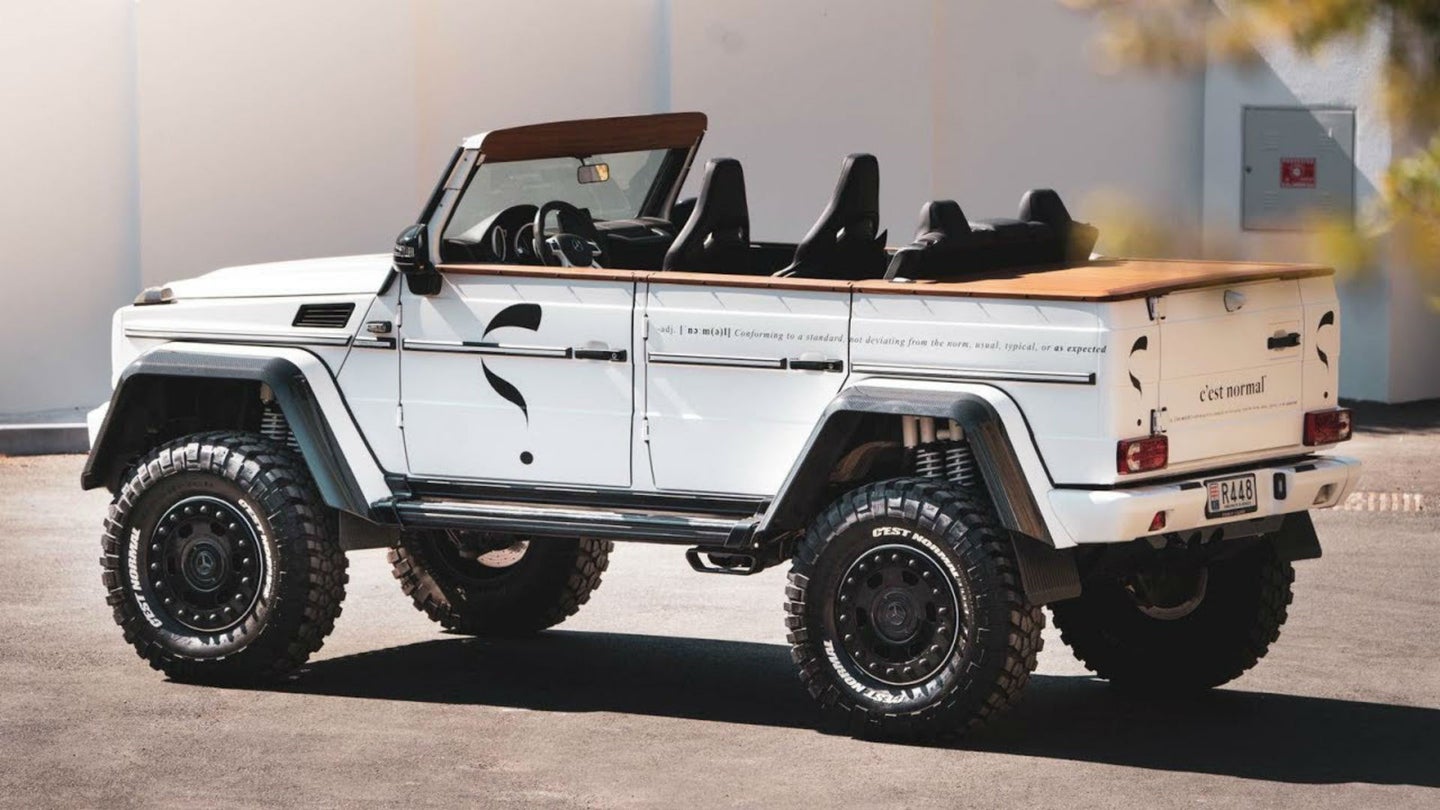 Live Lavishly and Buy This 850-HP, Convertible Mercedes-AMG G500 4×4²