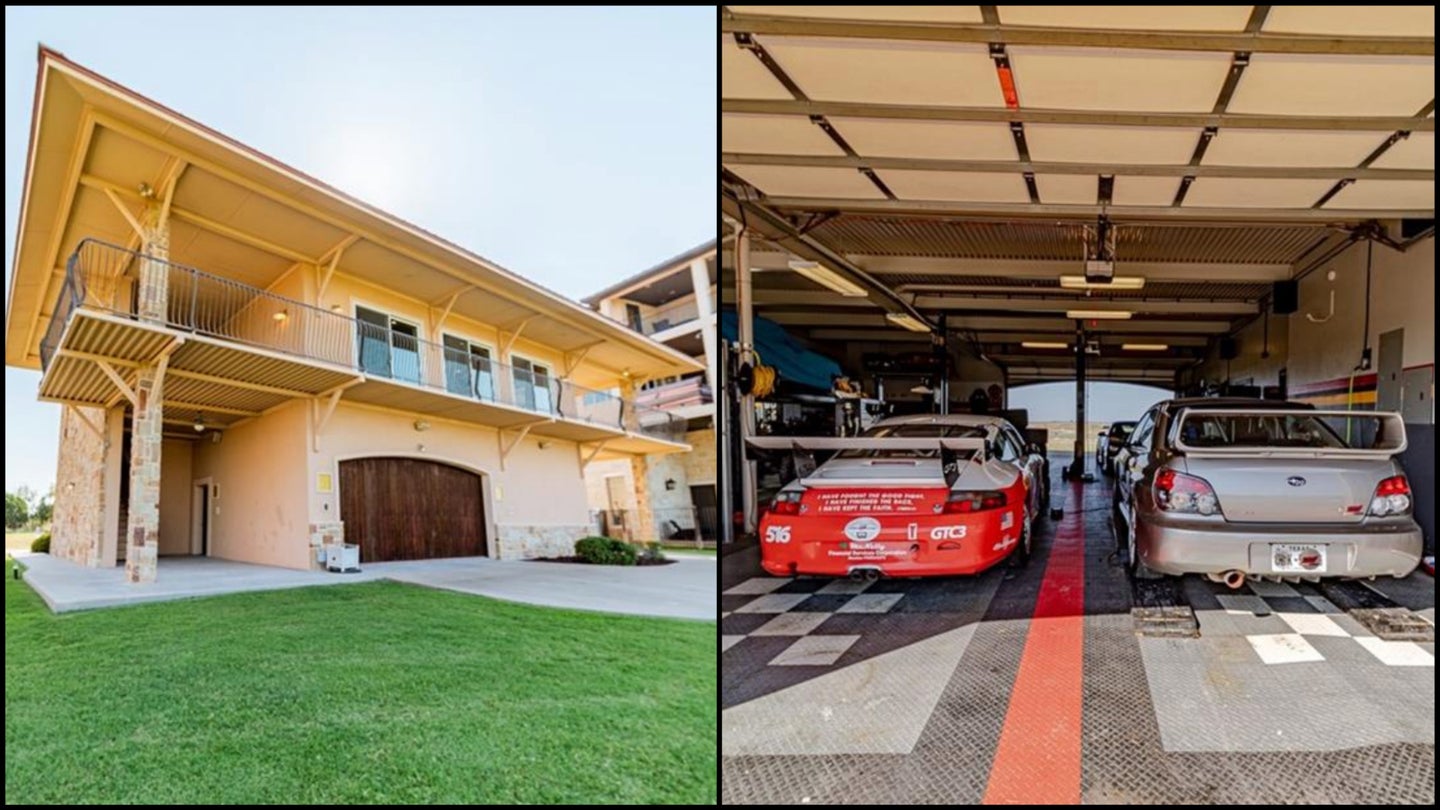 $449,000 Texas Estate With 1.7-Mile Race Track in Backyard Is a Gearhead’s Fantasy
