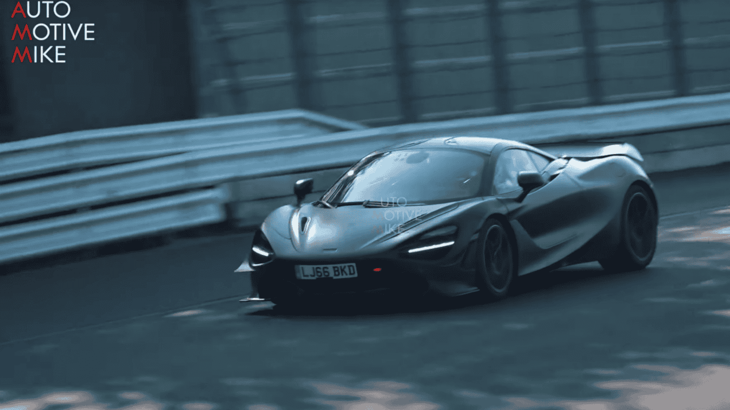 Possible McLaren 750LT Prototype Spied Running at Nurburgring With Extreme Aero Upgrades
