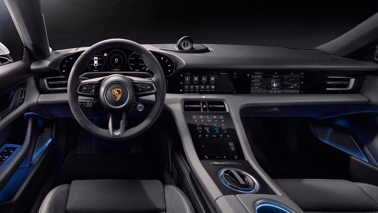 2020 Porsche Taycan Interior Photos Released, Buttons Be Damned