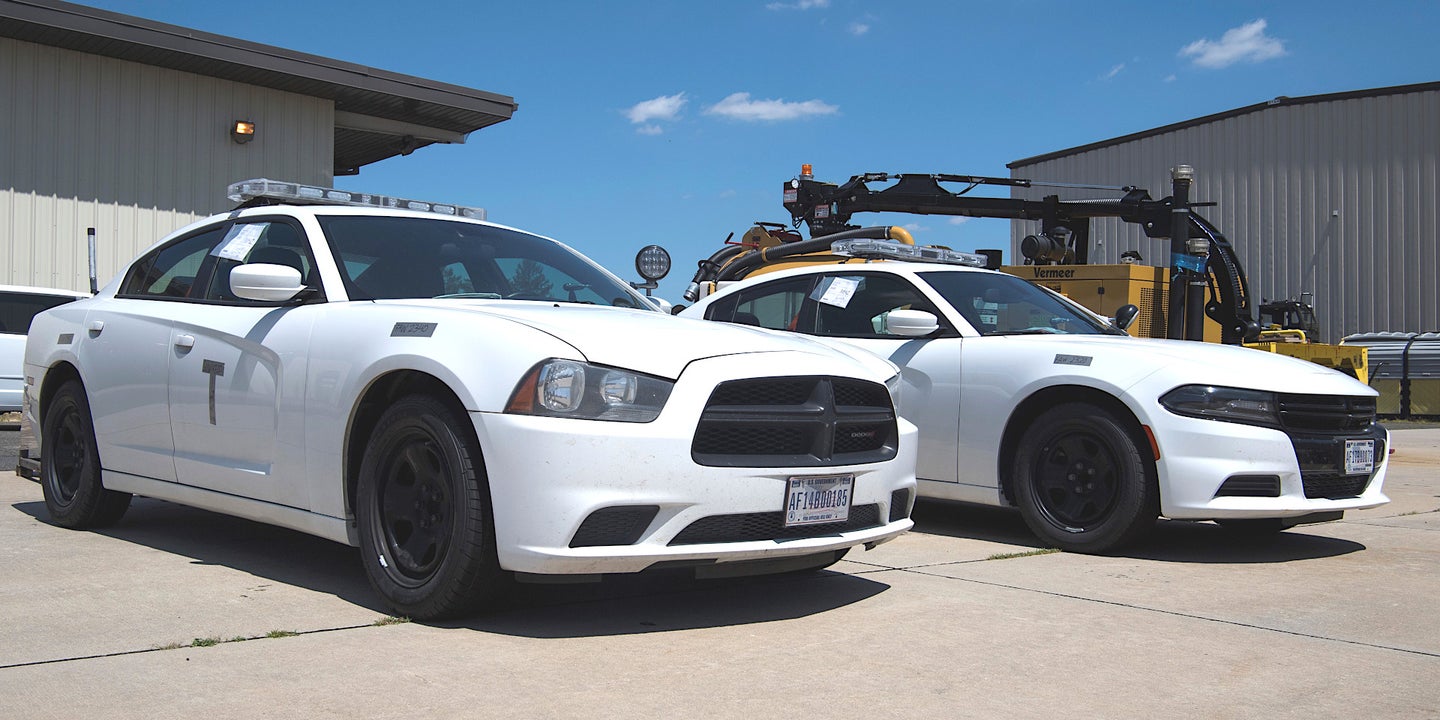 Wait, The USAF Is Spending Hundreds Of Thousands Airlifting Two Dodge Chargers To The UK?