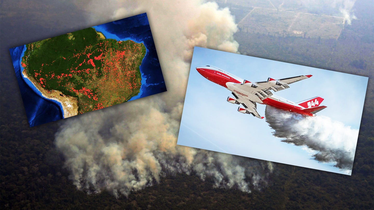 Brazil To Deploy Military To Fight Amazon Fires As 747 Supertanker Arrives In Bolivia