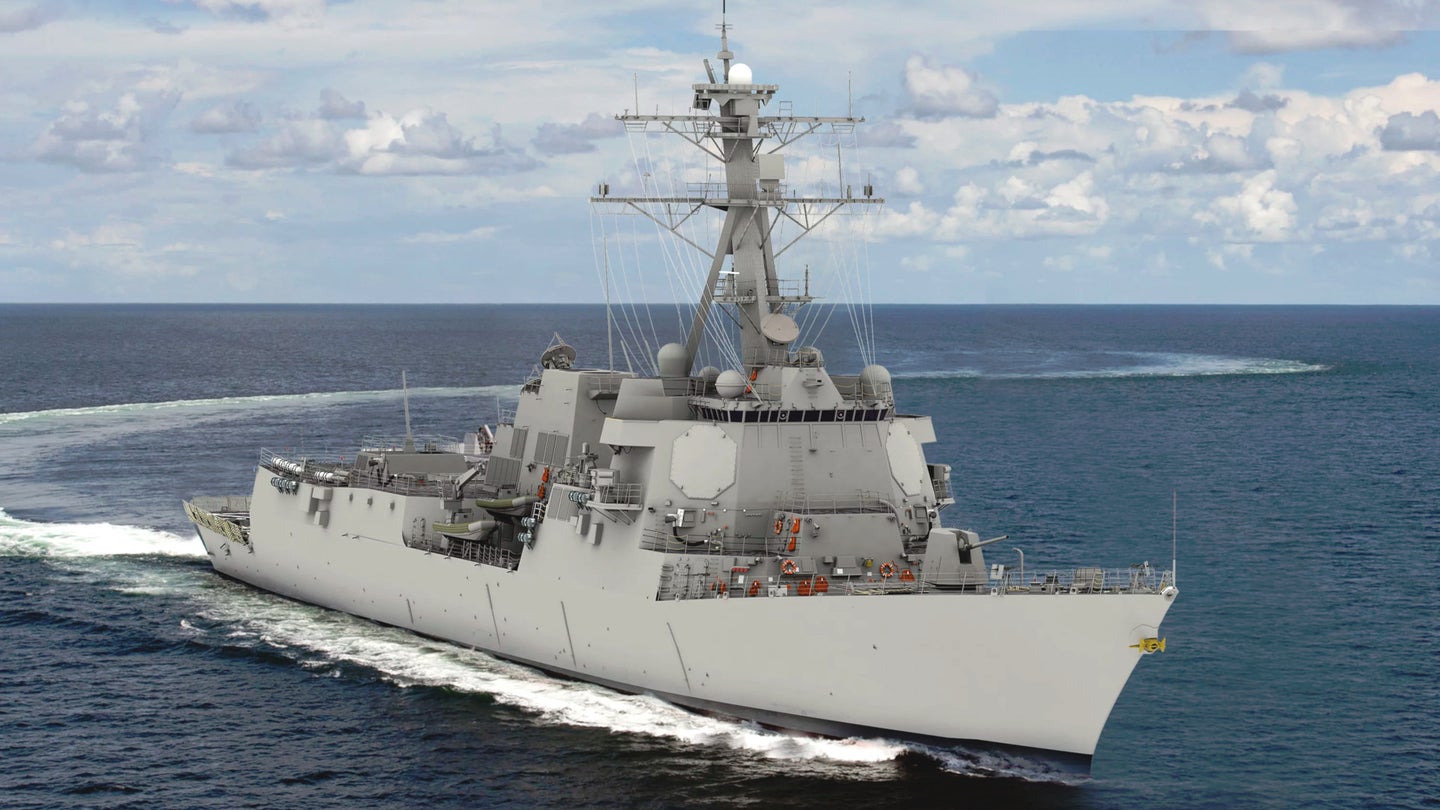 Navy Eyes Yet Another Arleigh Burke Destroyer Variant After Warship Plans Hit Snags