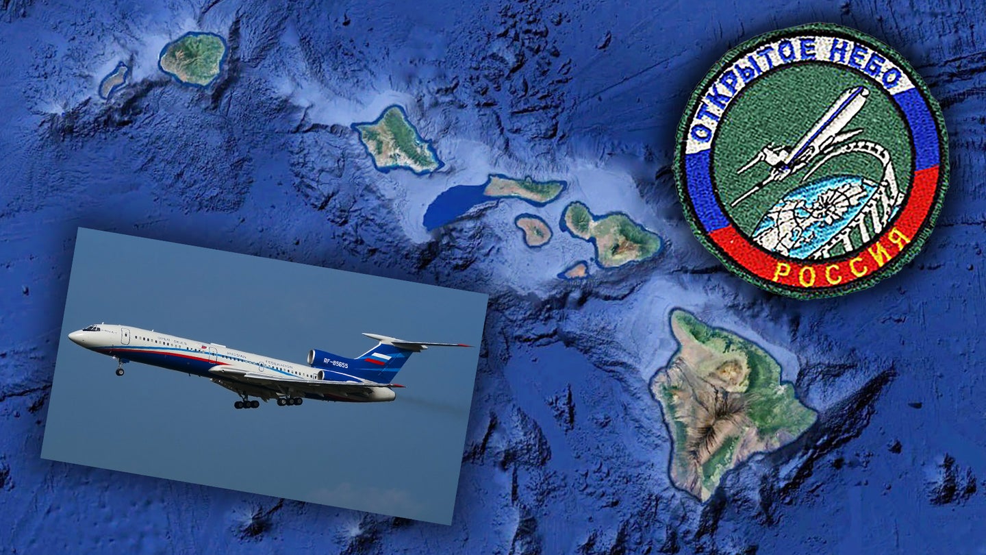 Russian Surveillance Plane Is Flying Missions Over U.S. Military Bases In Hawaii