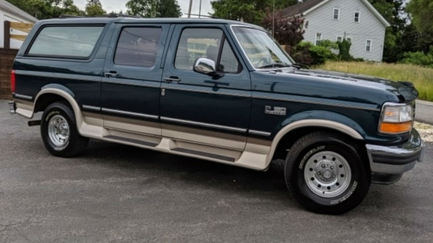 Pony up and Buy This One-Owner 1994 Ford Bronco Centurion With Only 41,000 Original Miles