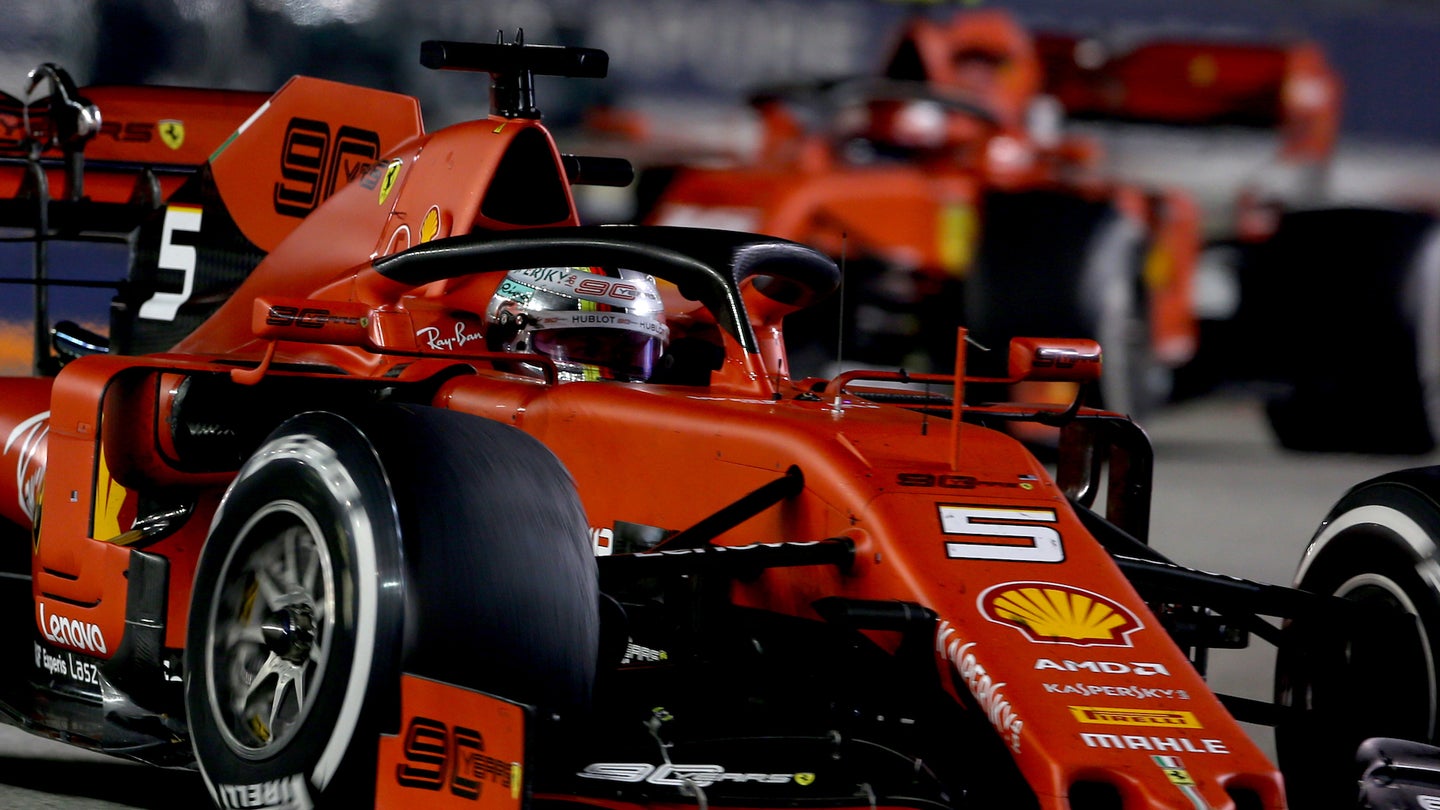 Formula 1: Vettel Sneaks by Leclerc, Ends Year-Long Win Drought at Singapore Grand Prix