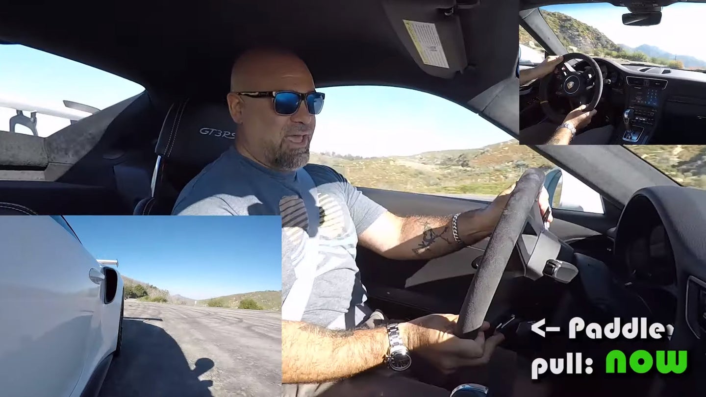 Here’s How to Clutch Kick a PDK Automatic-Equipped Porsche 911 GT3 RS