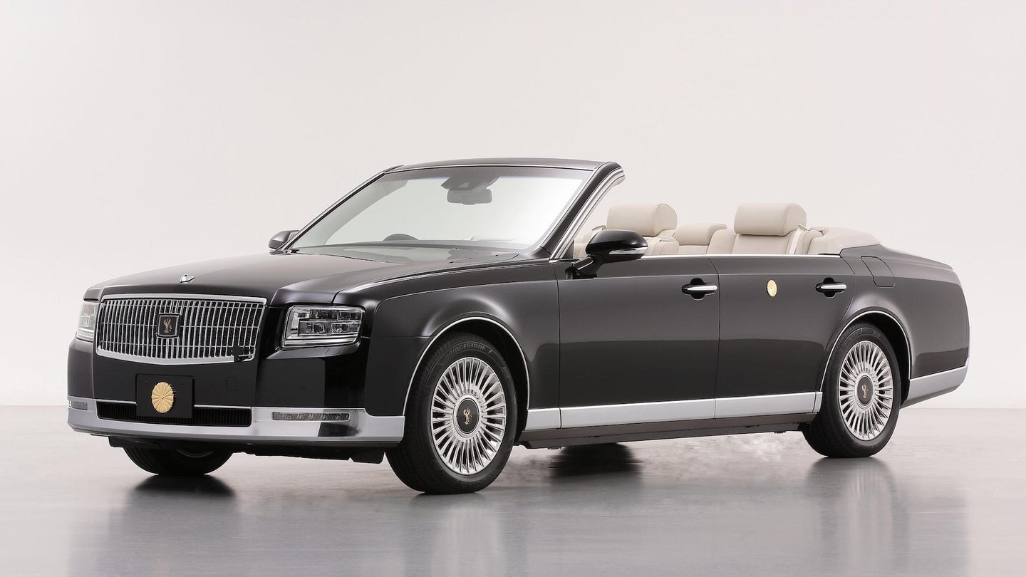 Japanese Emperor’s New Ride Is This Convertible Toyota Century Limousine