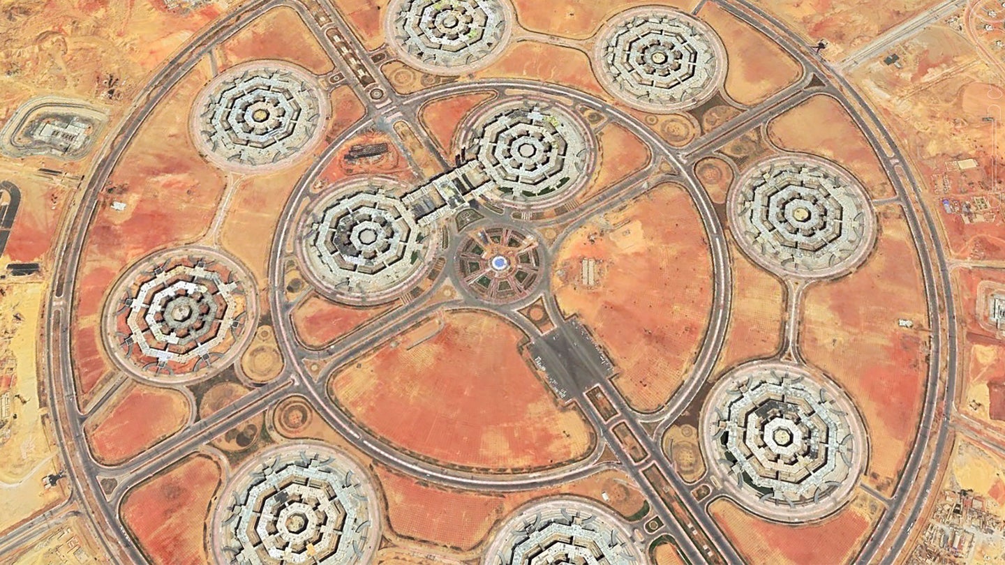 Egypt’s New Ministry Of Defense “Octagon” Complex Looks Like An Alien Base From Space