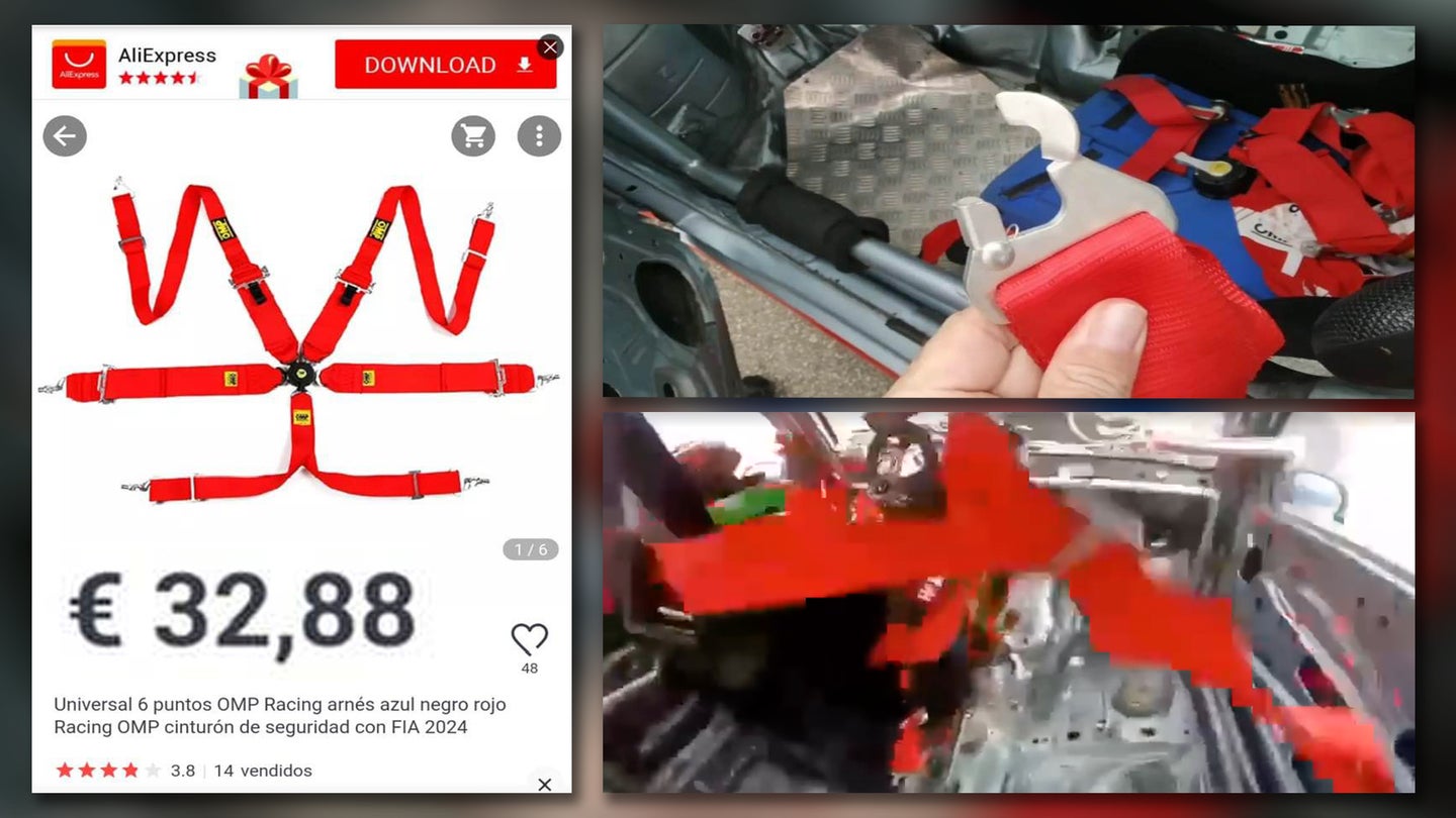 Brutal Crash Video Shows Why Buying Counterfeit Racing Gear Online Is an Awful Idea