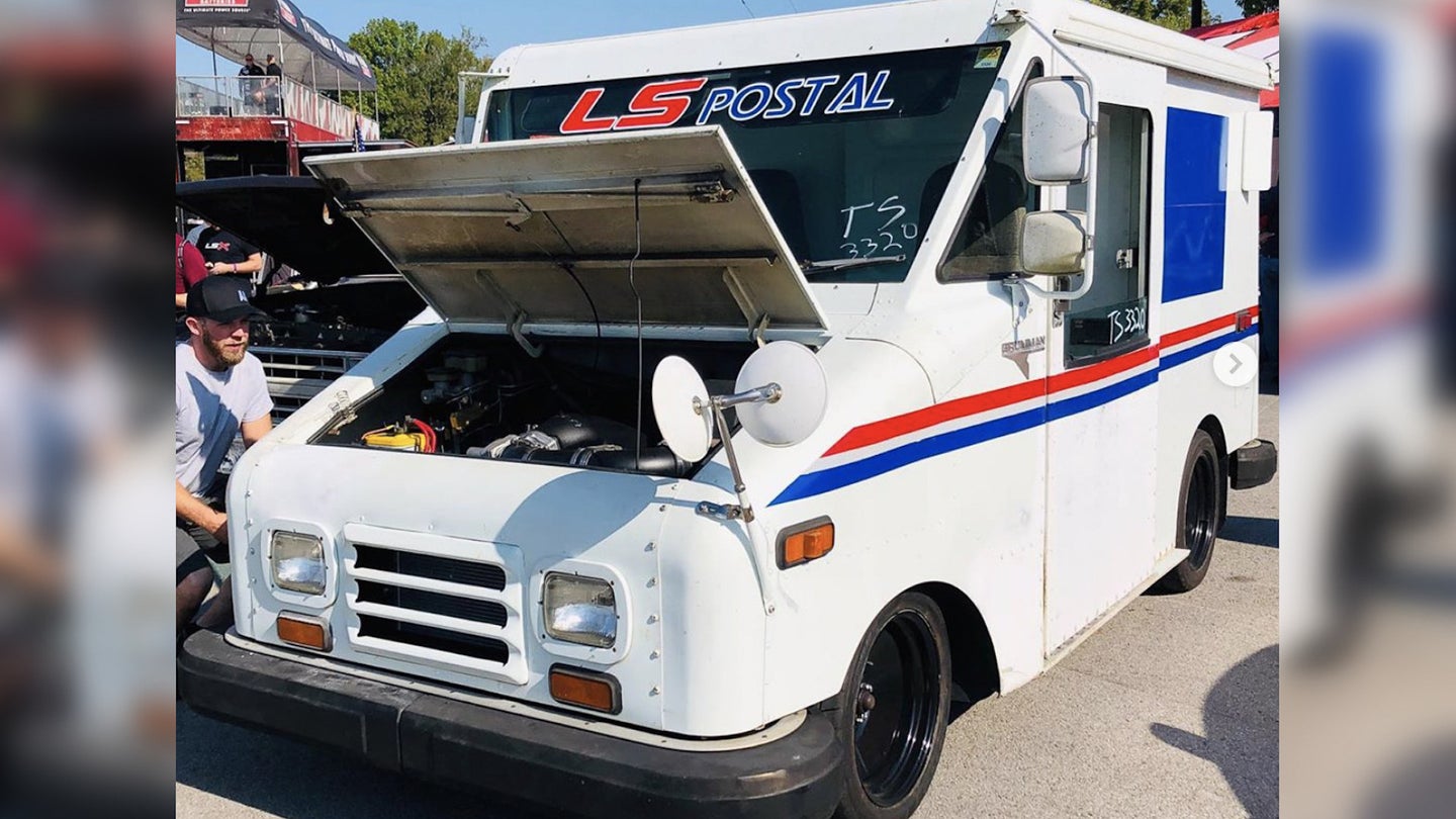 This Retired USPS Delivery Truck With an LS V8 Swap Was Built to Haul More Than Mail