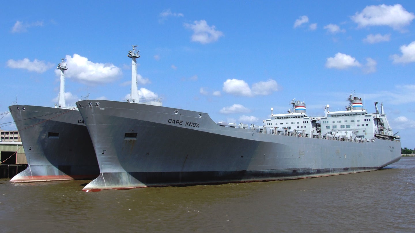Pentagon Orders Sudden Deployment Drill Of Unprecedented Size For Its Sealift Ships