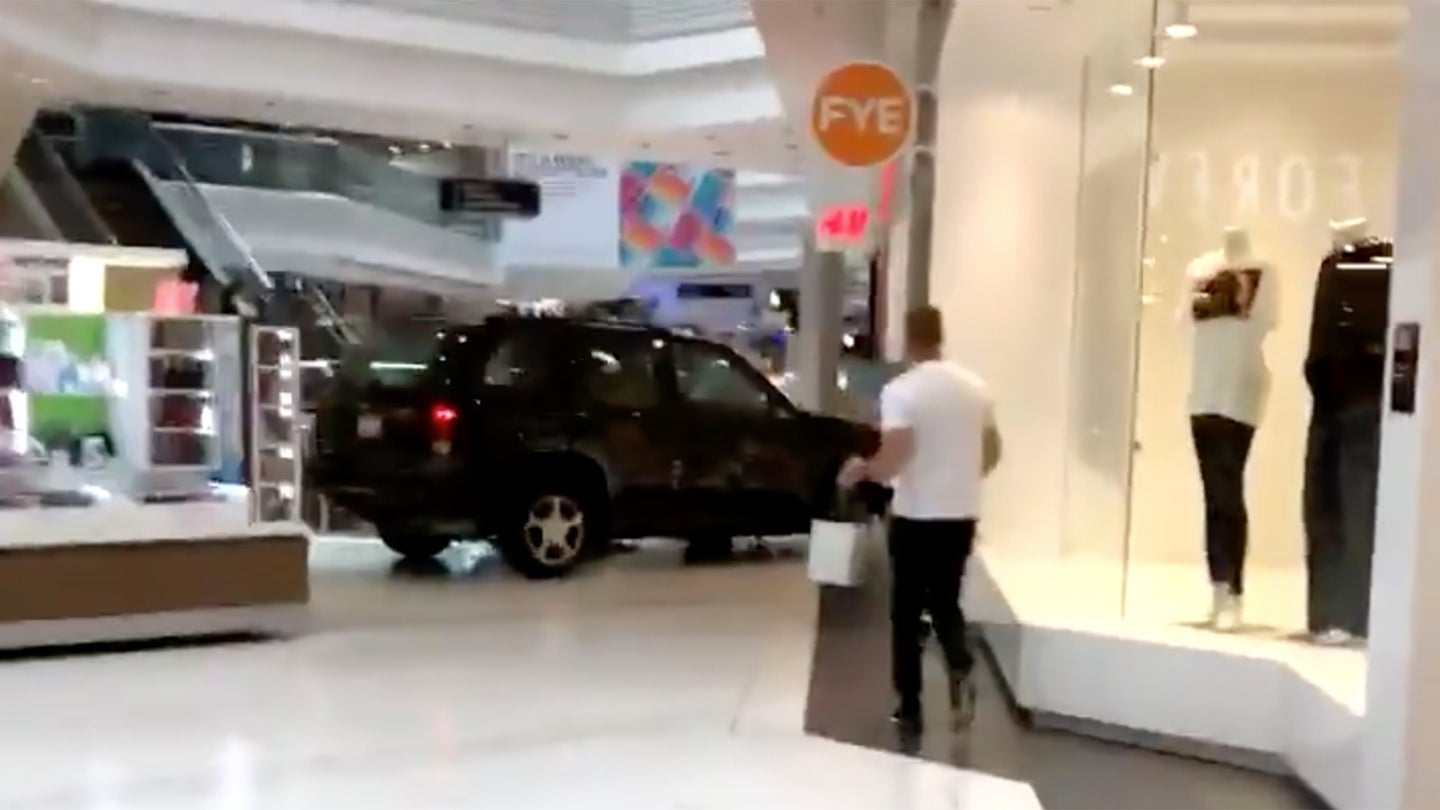 Driver Arrested After Careening Through Illinois Mall In a Chevrolet TrailBlazer