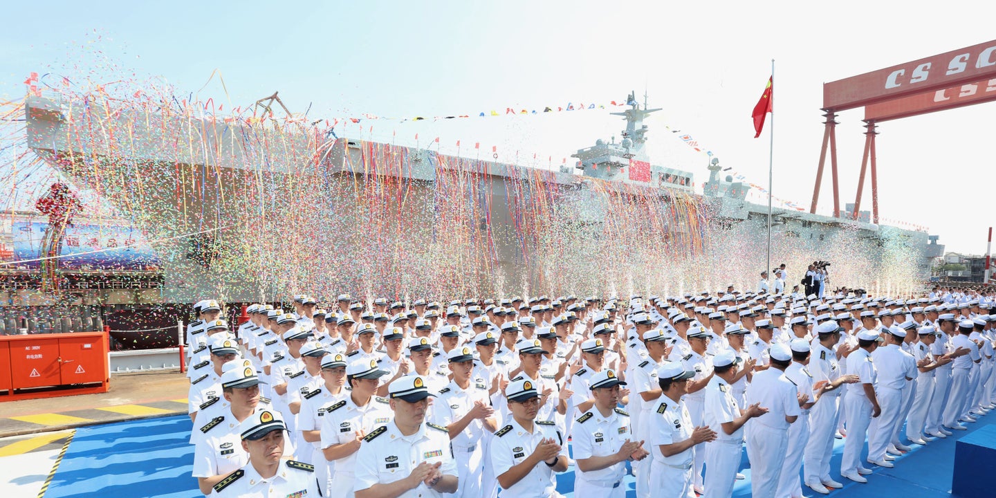 China Just Launched Its Huge And Incredibly Quickly Built Amphibious Assault Ship