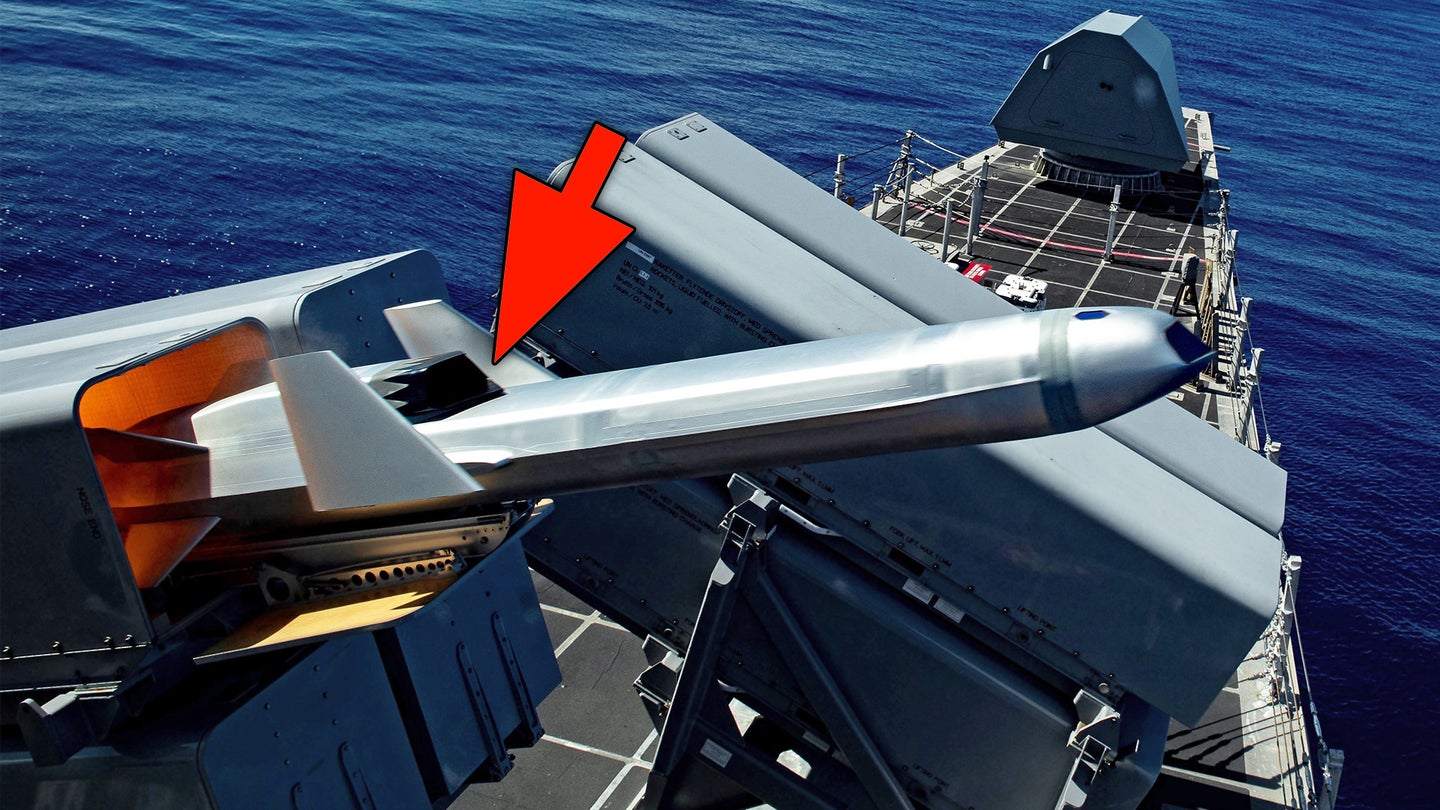 This Image Of A Naval Strike Missile Launch Shows A Key Tenet Of Stealth Design