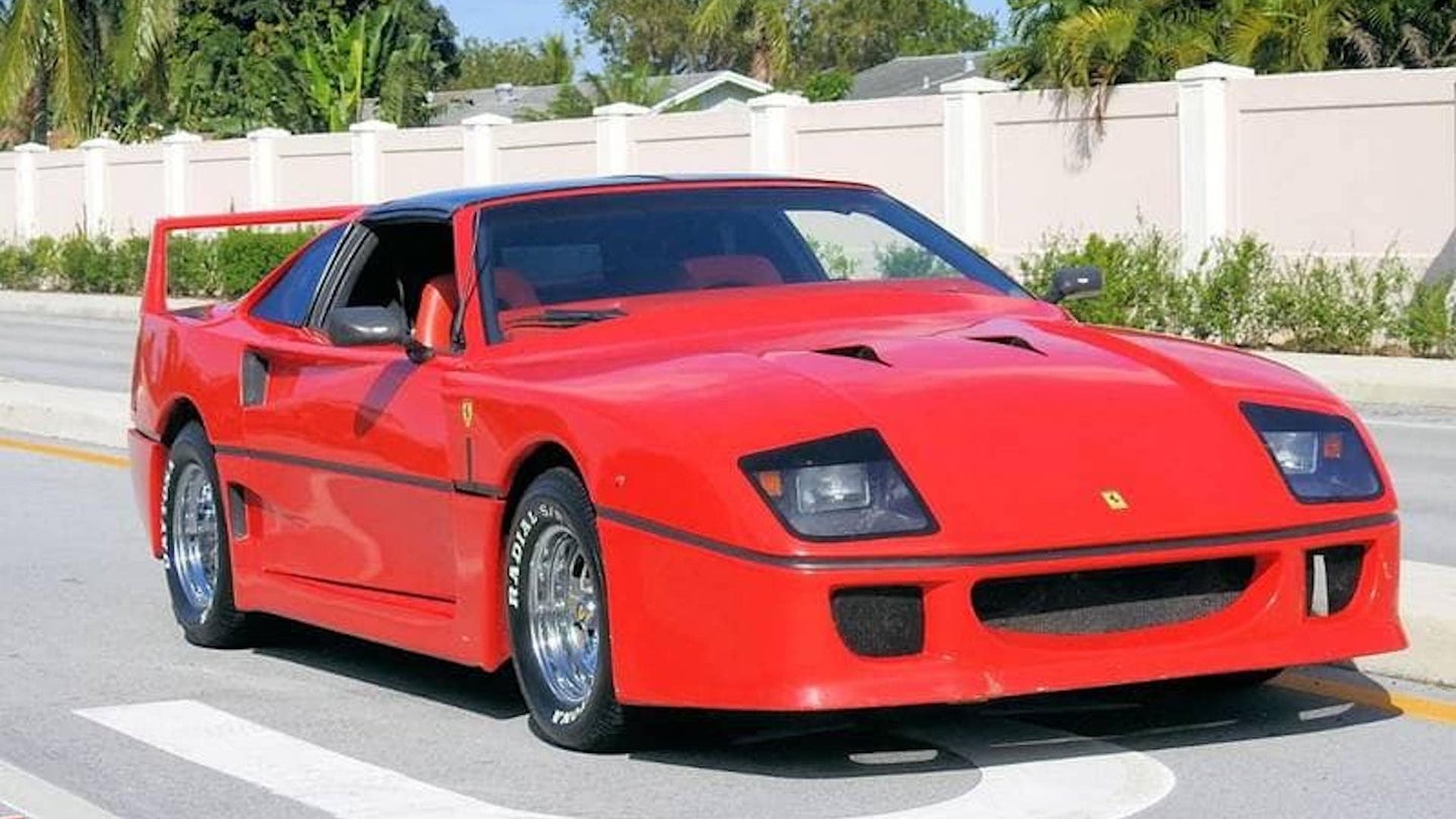 1982 Pontiac Firebird Trans Am With Now-Illegal Ferrari F40 Body Kit Listed for $21,000
