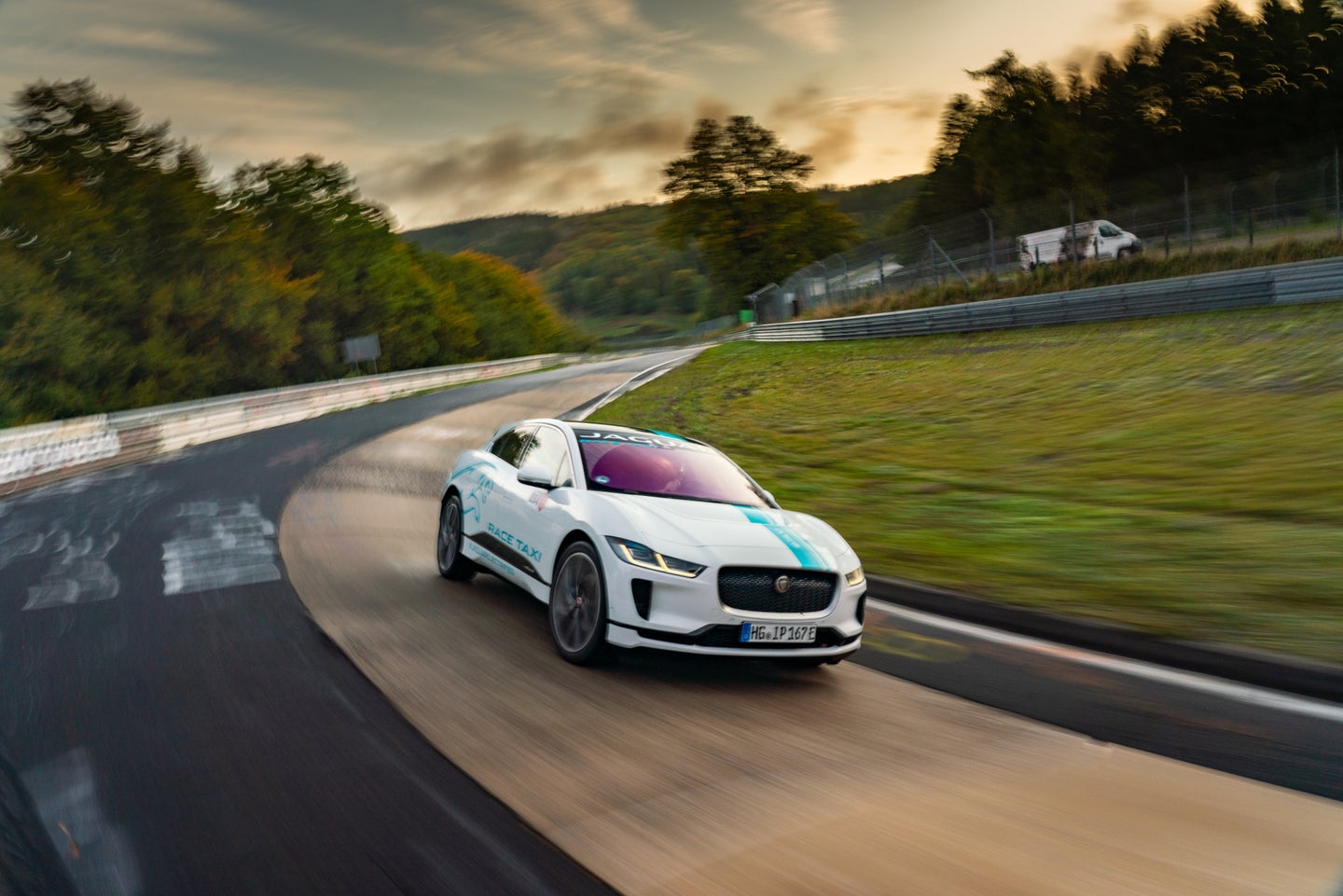 Nurburgring’s First-Ever Jaguar I-Pace Electric Taxi Will Silently Terrify You and Two Friends