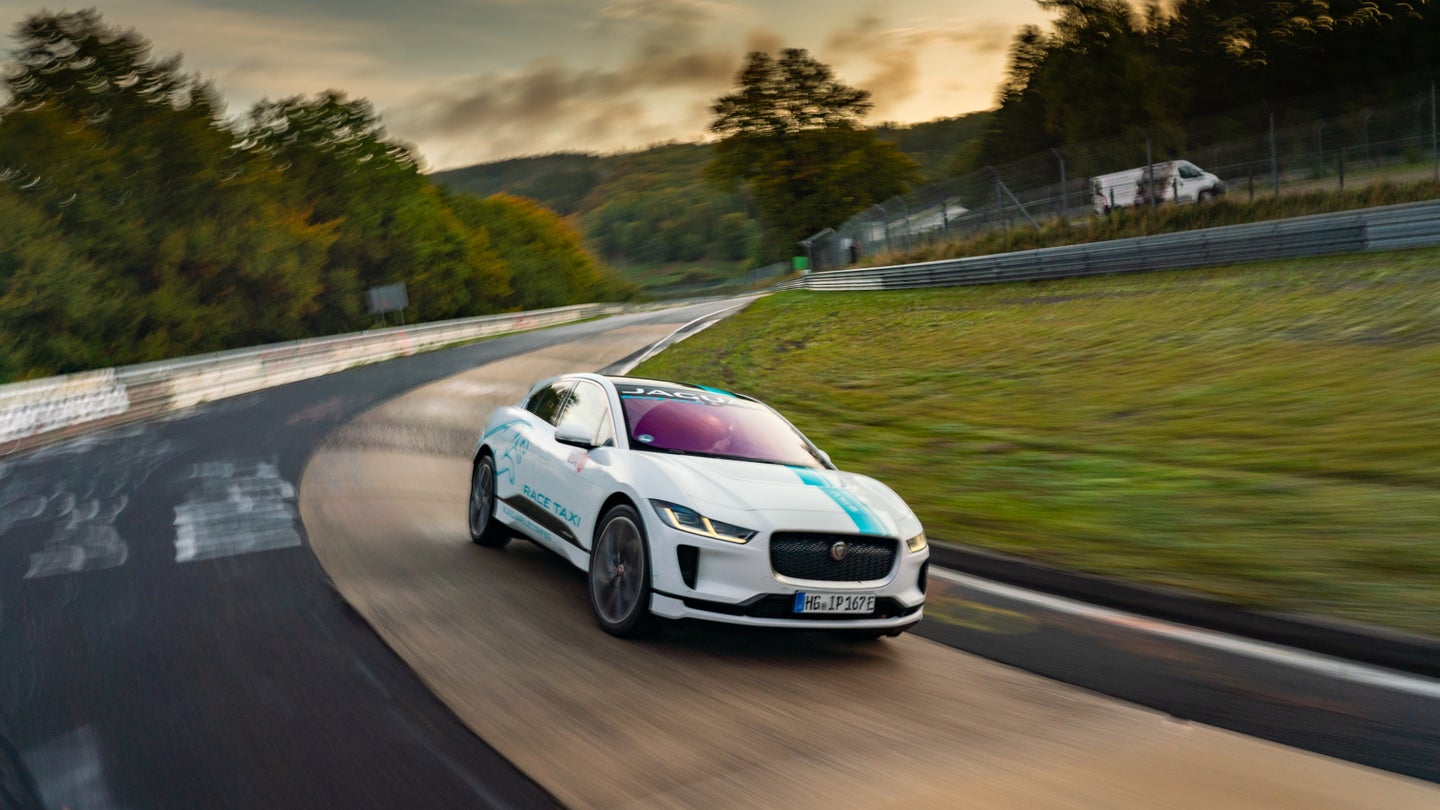 Nurburgring's First-Ever Jaguar I-Pace Electric Taxi Will Silently Terrify You and Two Friends