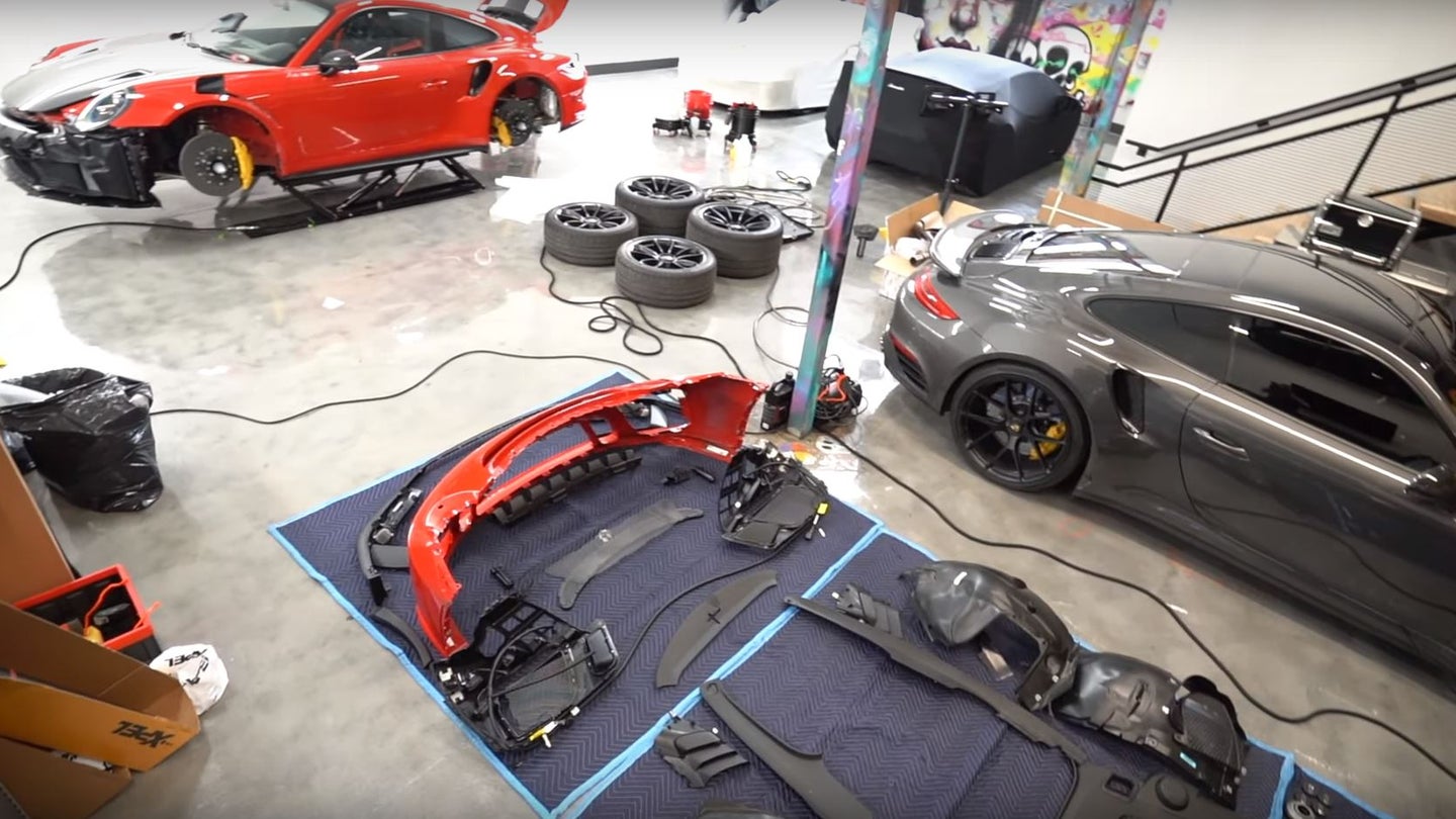 Watch a 2019 Porsche GT3 RS Get Ripped Apart Just to Be Detailed