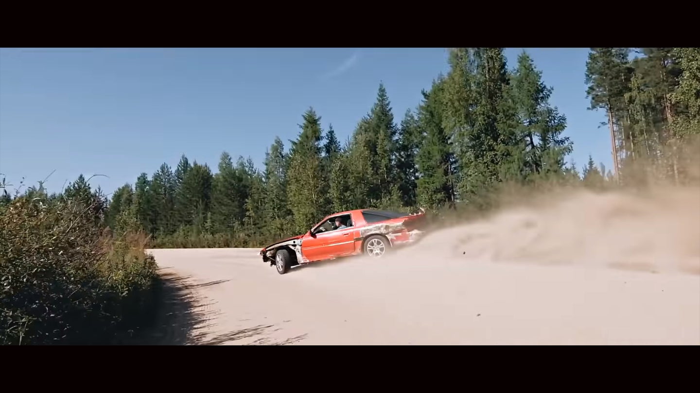 Russian Thrill-Seekers Compile Homemade Gymkhana Video Starring Toyota Supra Beater