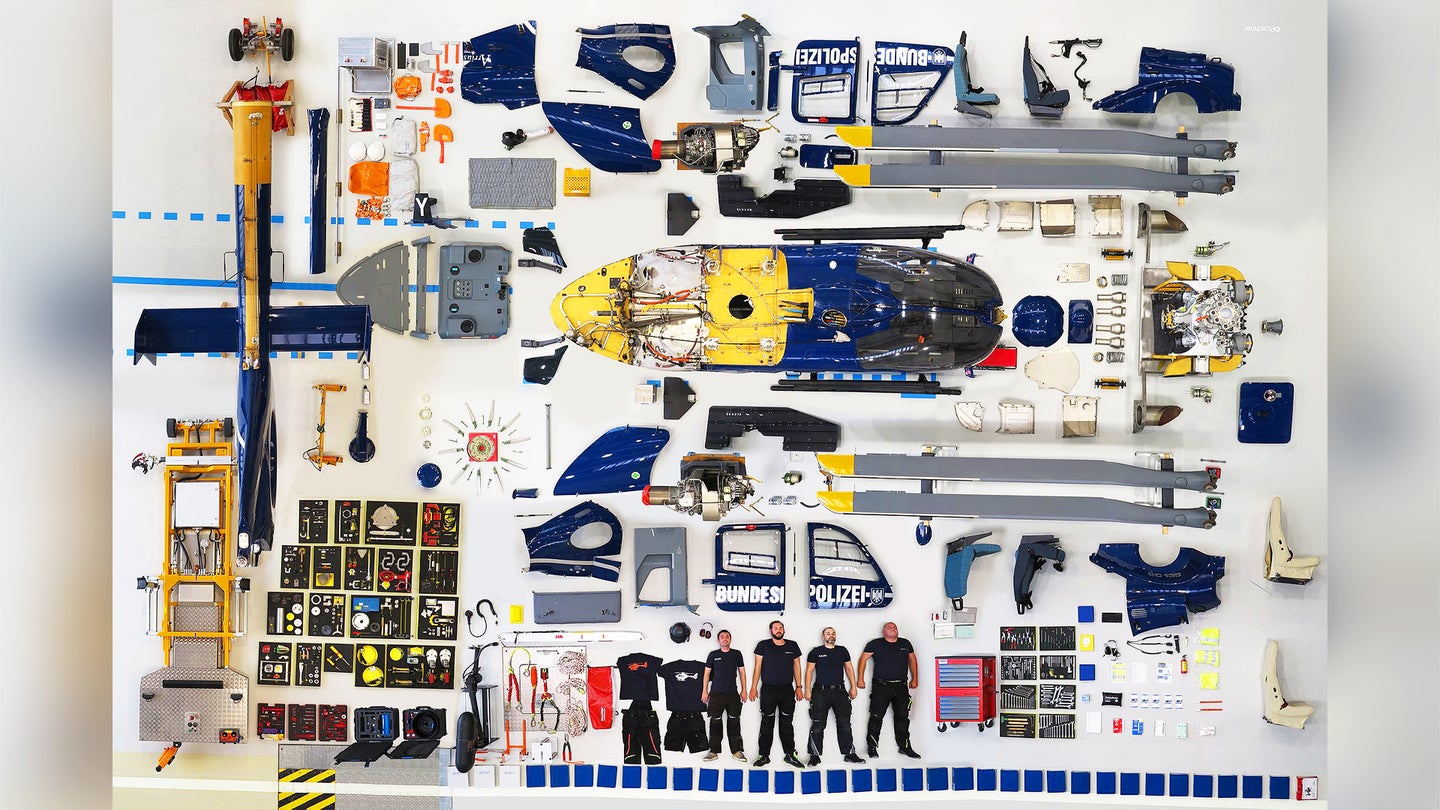 This German Police EC135 Helicopter Unit Is The &#8220;Tetris Challenge&#8221; Champion