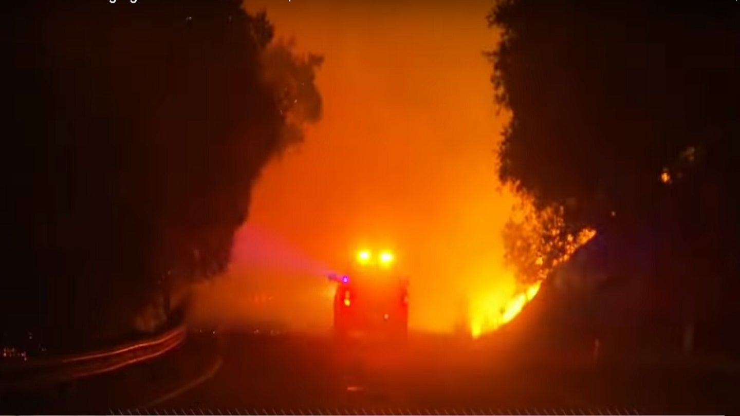 This Is What It&#8217;s Like to Drive Straight Into California&#8217;s Terrifying Kincade Wildfire