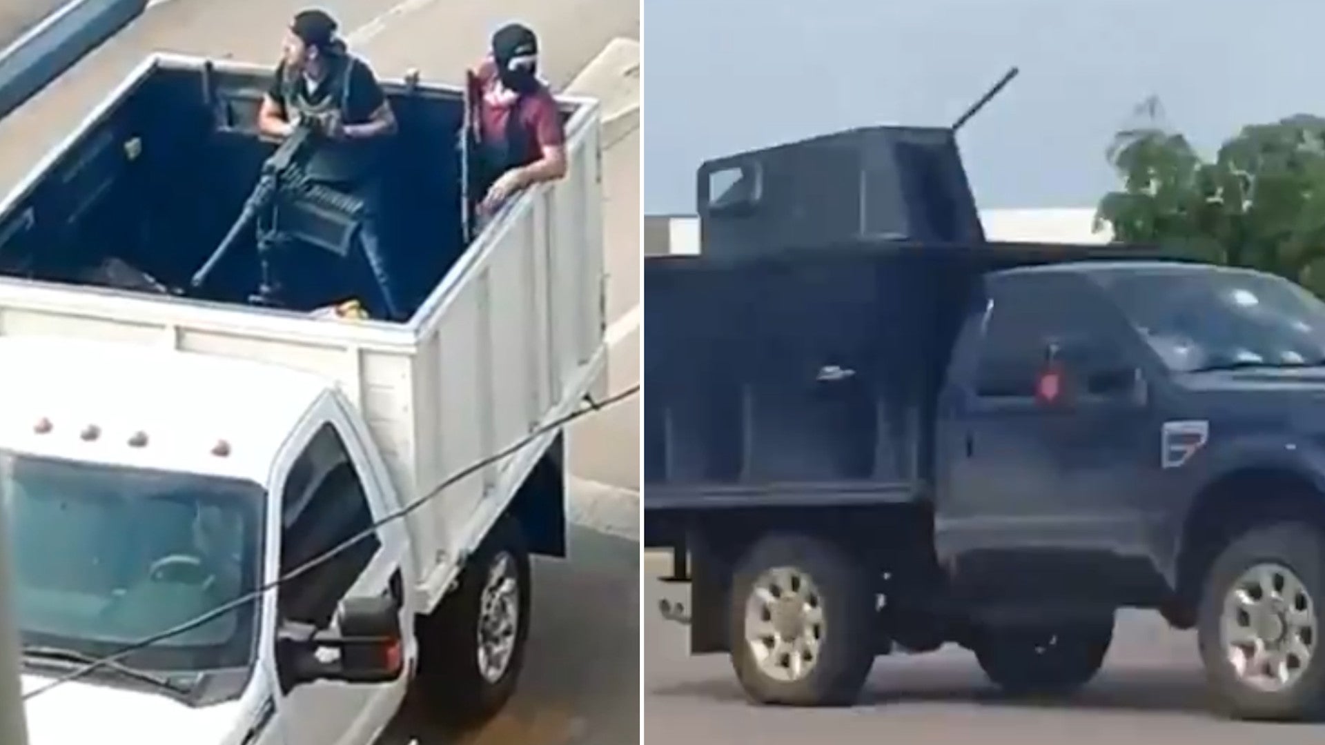 Cartel "Narco Tanks," Heavy Weapons On Full Display During Battle Over El Chapo's Son