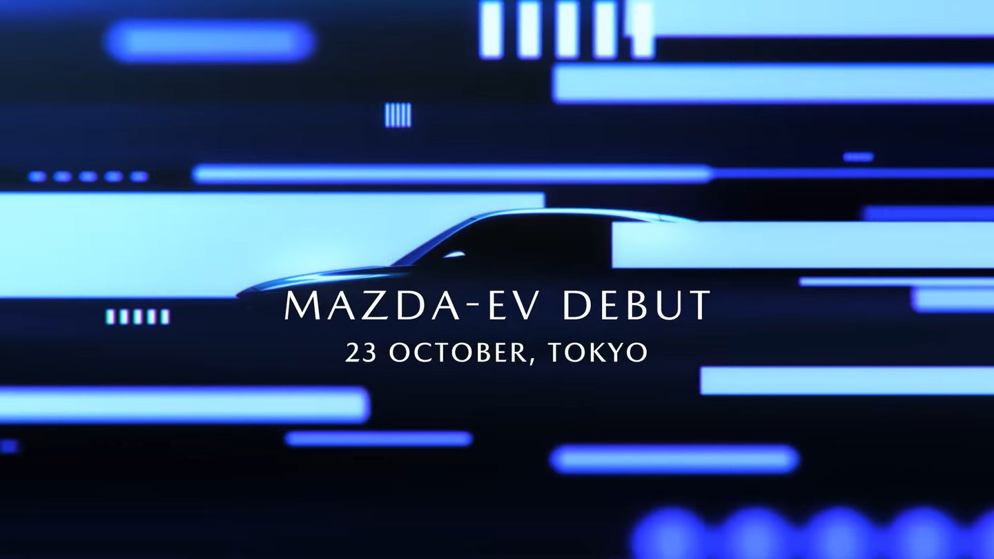Mazda Teases Its First EV, Which Most Definitely Doesn&#8217;t Look Like a Sports Car