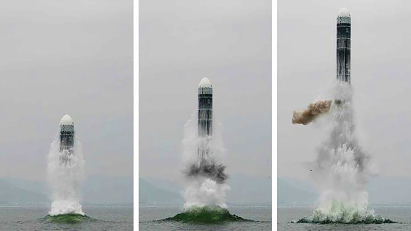 North Korea Tests Submarine Launched Missile In First Launch Of Its Kind In Three Years (Updated)