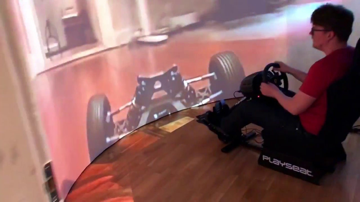 This RC Car Live Video Projection System Is Like a Real-Life Video Game