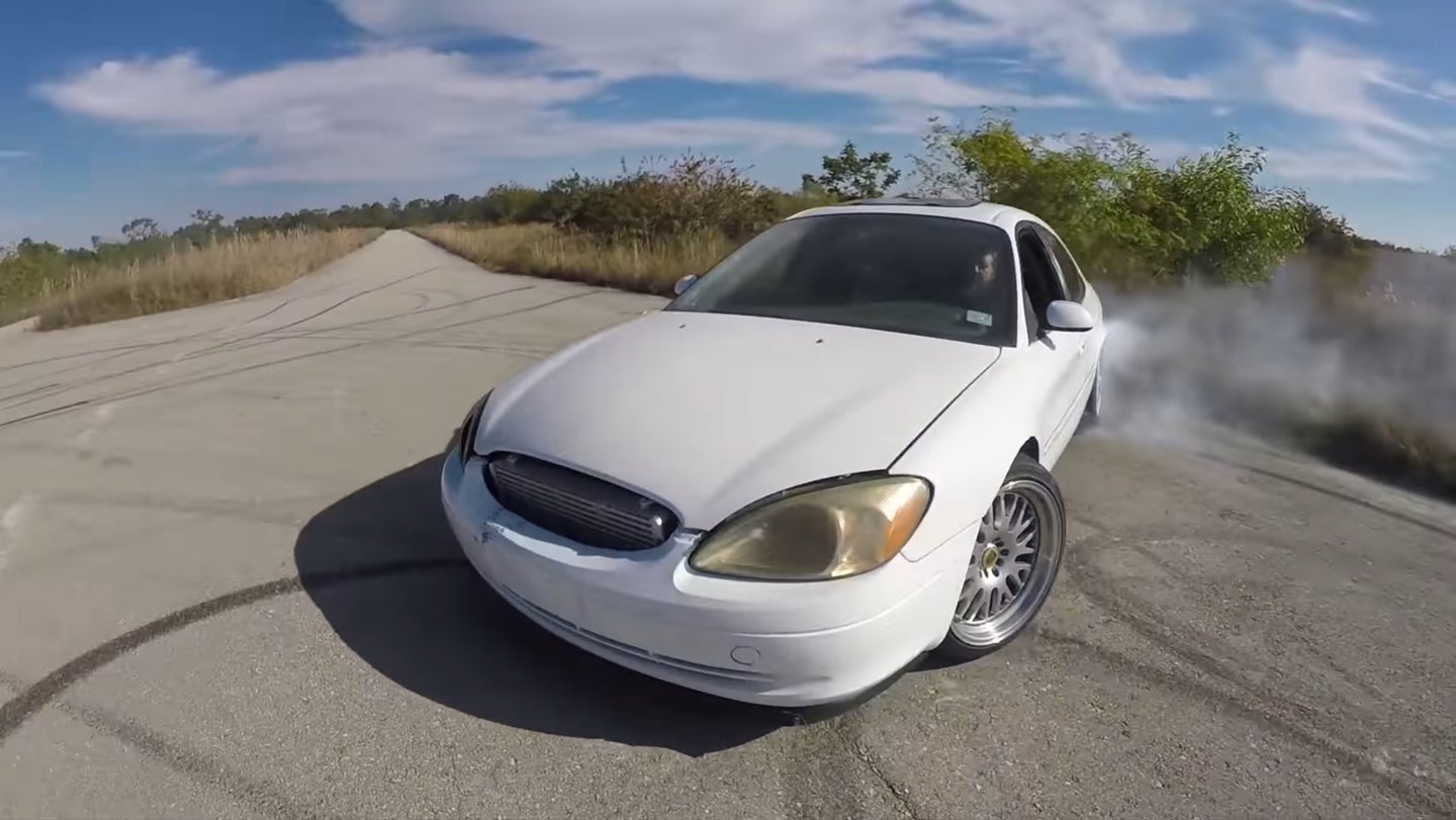 Rear-Wheel-Drive, 1JZ-Swapped 2001 Ford Taurus Is the Ultimate Sleeper Final Boss