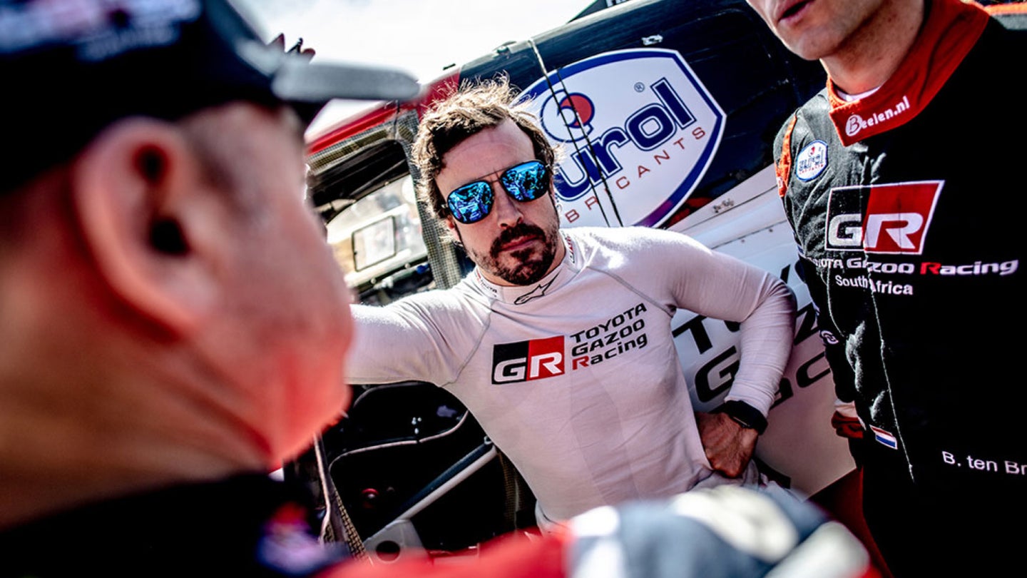 Fernando Alonso Will Race the 2020 Dakar Rally in a Toyota Hilux