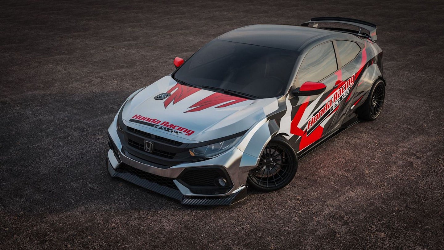 Rear-Wheel-Drive, 900-HP Honda Civic Headed to SEMA Is a Boosted Drift Missile