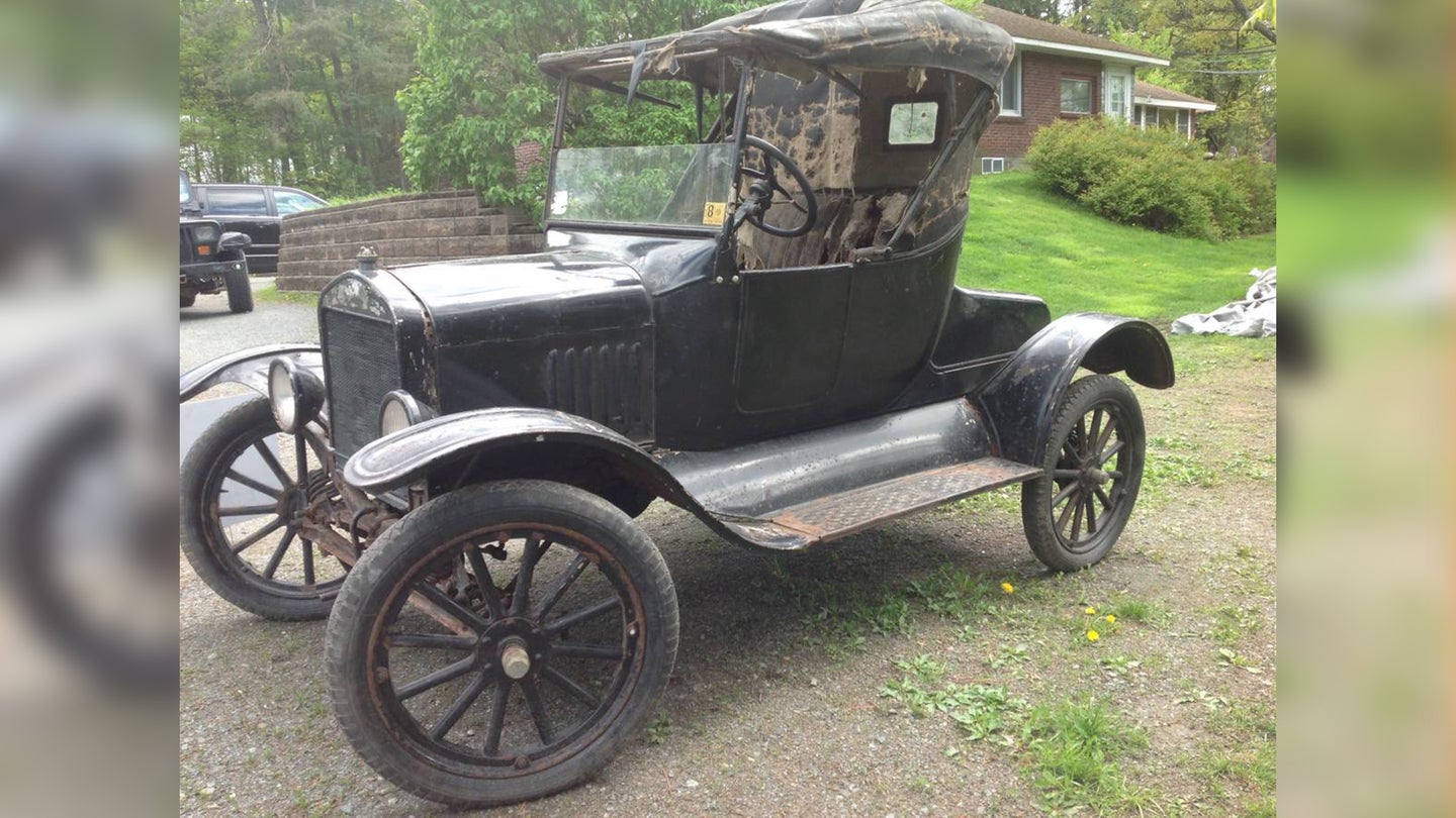 For Sale: Unrestored 1924 Ford Model T Barn-Find Discovered After 50 Years in Hiding