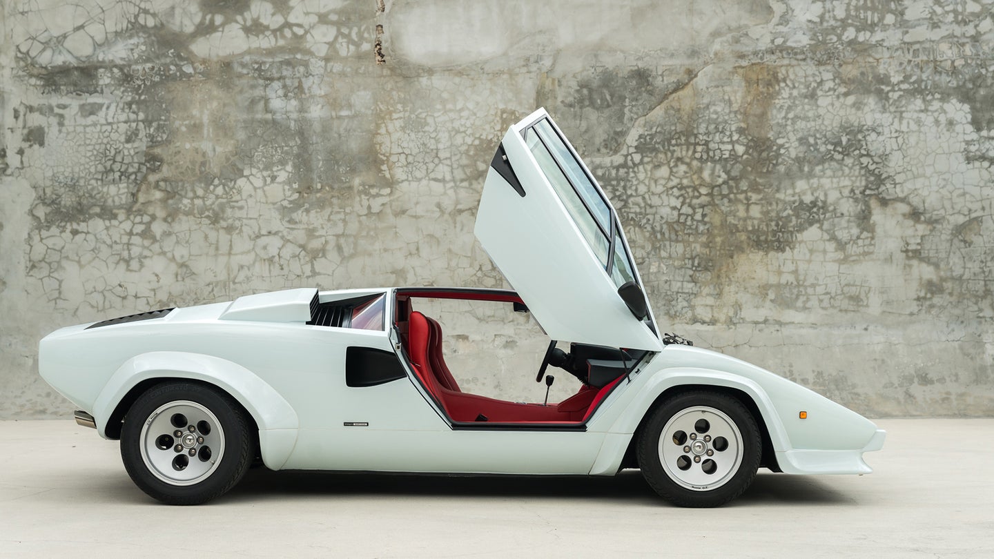 One-Off 1985 Lamborghini Countach QV Downdraft Is Headed to Auction