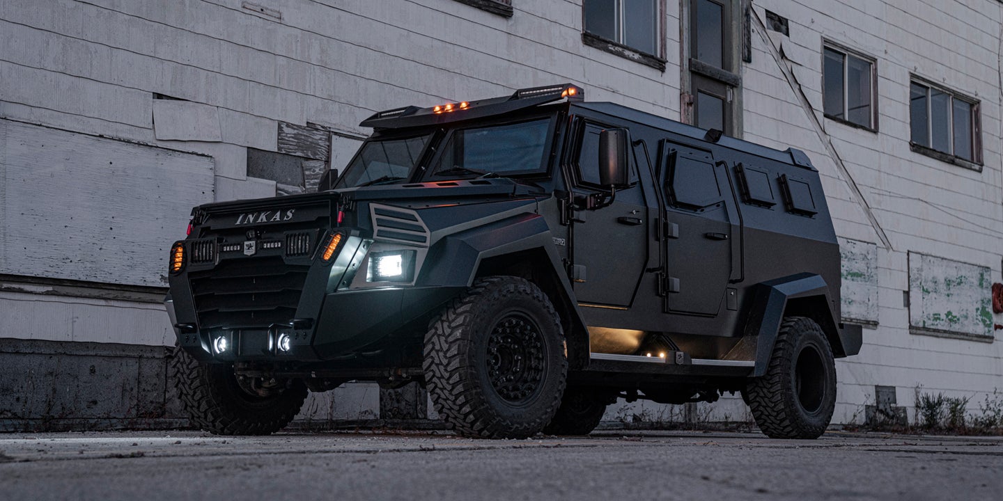 The Inkas Sentry Civilian Is a Ford F-550 Armored SWAT Truck for Rich Families