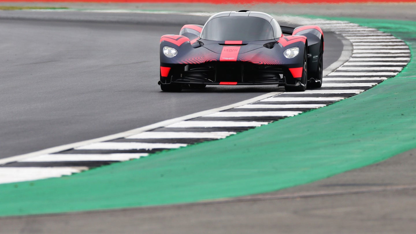 Listen to the Aston Martin Valkyrie Hypercar&#8217;s 1,000-HP V12 Howl at Silverstone