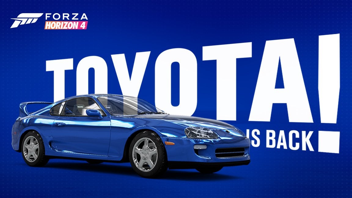 It’s Official: Toyota Is Returning to Forza Horizon with the MK4 Supra