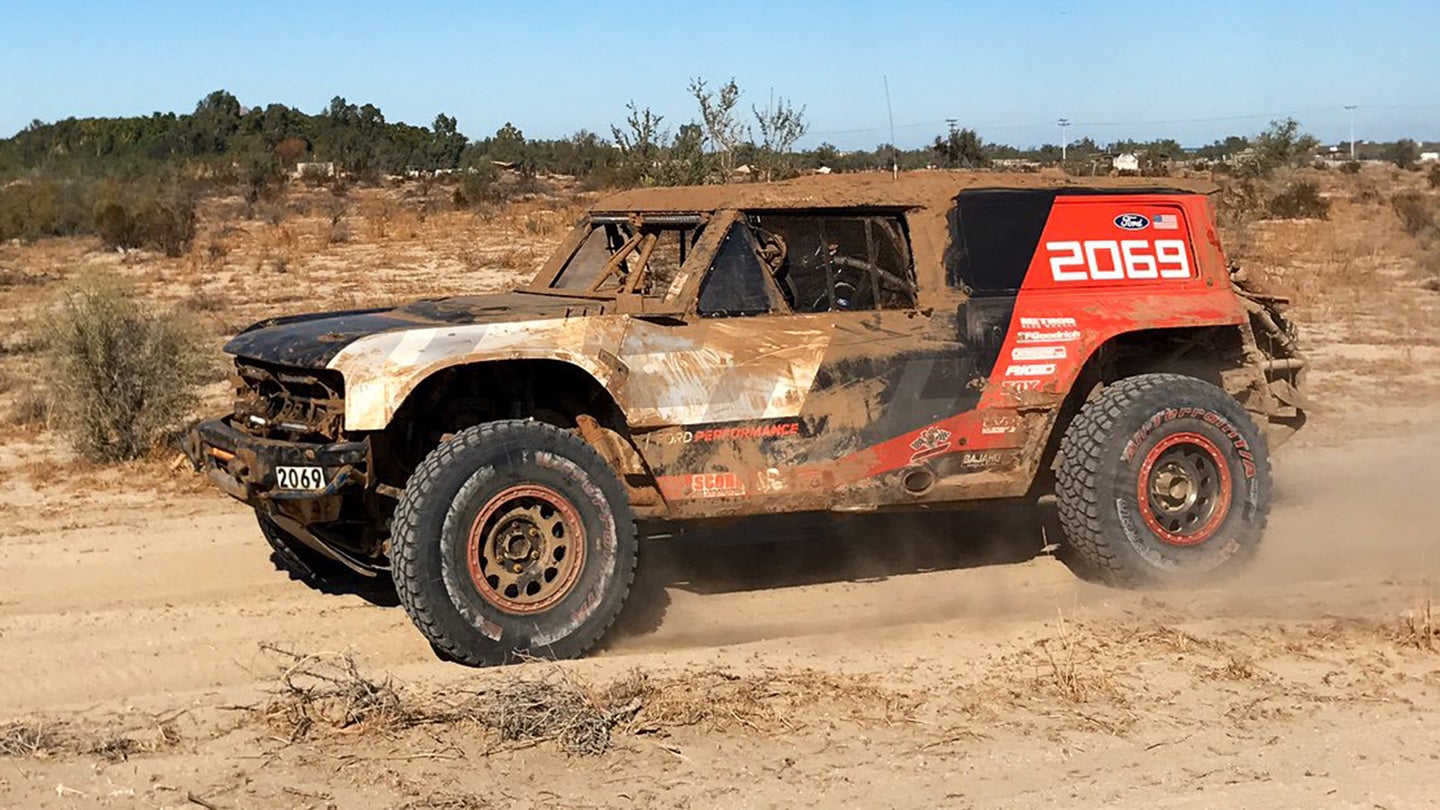 Prototype Ford Bronco R Race Truck Fails to Finish 2019 Baja 1000