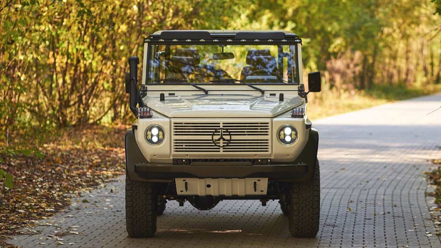 Restored 1991 Mercedes-Benz G-Wagen Can Be Dropped From Helicopters as $92K Care Package