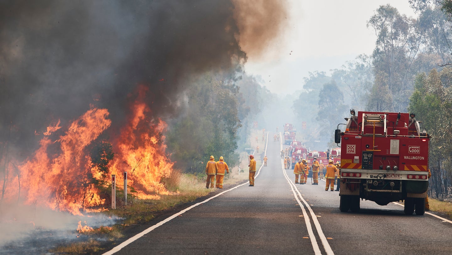 Australian Police Reportedly Ticketing People Fleeing Wildfires for ‘Unsecured Loads’