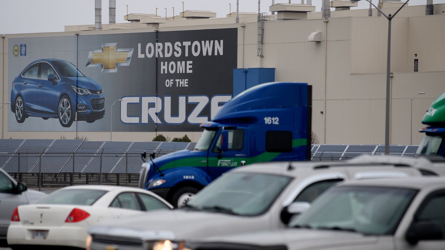 GM Sells Former Chevrolet Cruze Ohio Plant to Lordstown Motors EV Truck Startup