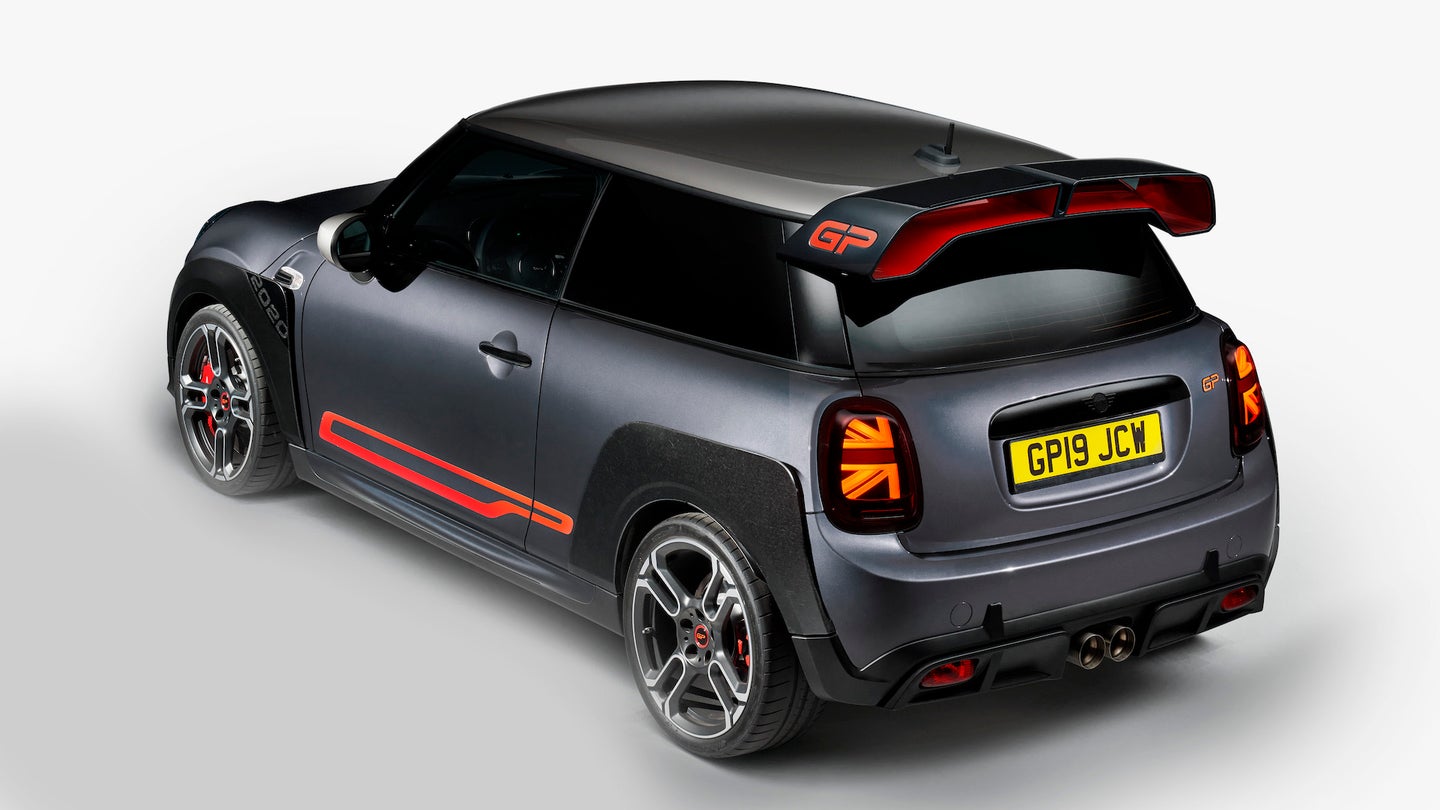 2020 Mini John Cooper Works GP Hot Hatch Wows With 306 HP and Massive Wing
