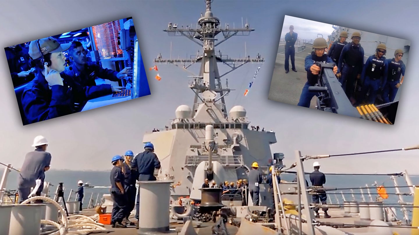 This Mini Documentary Shows What A Sailor’s Life Is Like Aboard A U.S. Navy Destroyer