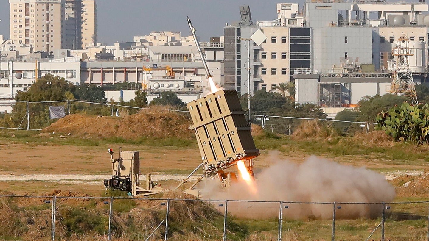 Intact Seeker Section From An Iron Dome Tamir Interceptor Fell Into Gaza