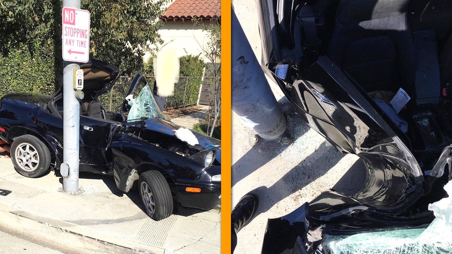 Teen Totals Mazda Miata Just Six Hours After Getting His Driver’s License