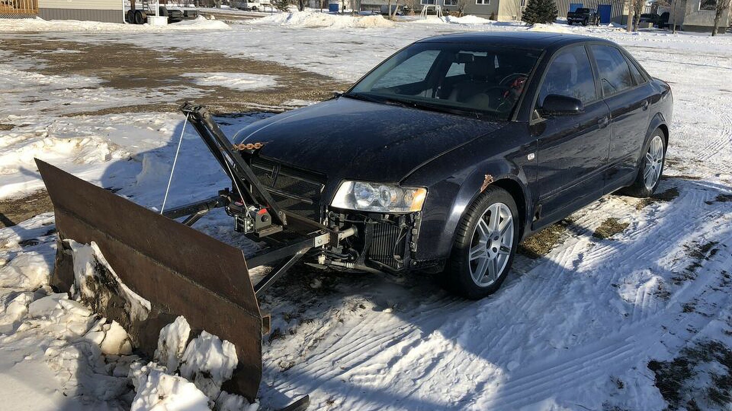 Found for Sale: 2003 Audi A4 Quattro Snowplow With Five-Speed Manual for $1,200