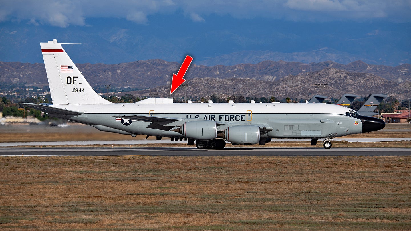 RC-135 Rivet Joint Surveillance Jet Emerges With Puzzling New Modification