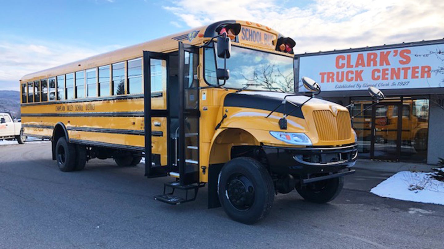 This 4WD School Bus Conversion Means Snow Days Are Canceled